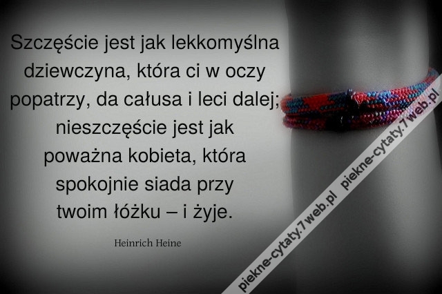 Szczęście jest jak ...