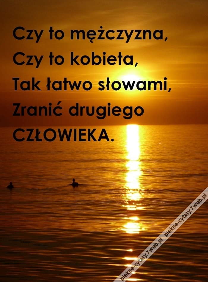 Zranić człowieka.